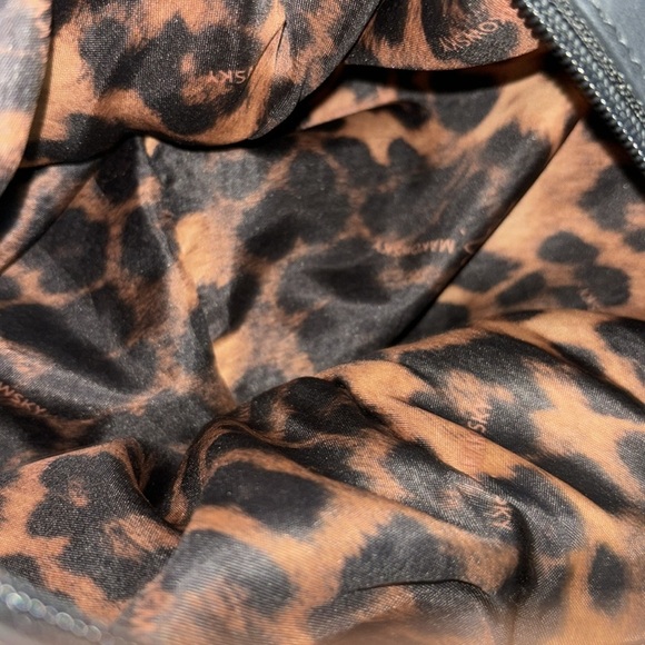 B. Makowsky Black Studded Leather Handbag - Picture 11 of 14